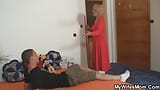 Girl's blonde mature mom seduced him for hot sex snapshot 2