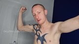 Tattooed body flex with cock shots snapshot 1