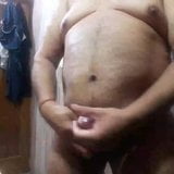 Indian sexy daddy handjob in bathroom snapshot 5