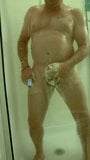 Handsome Step Dad showering snapshot 12