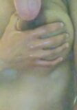 Tetas apretadas duro en el baño mientras se baña con el coño mojado snapshot 7