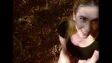 19-year old submissive Lexi Grey drinks piss in the woods snapshot 7