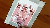 Arte erótico o dibujo de una mujer india sexy mojada con cuatro hombres snapshot 11