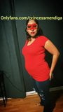 Curvy Pregnant Latina Strip Tease! snapshot 2