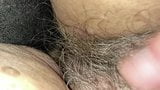 Playing With Wifes Hairy Pussy snapshot 2