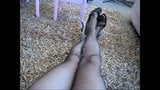 Ongles en collants noirs polis snapshot 15