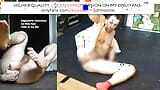 EDGEWORTH JOHNSTONE censored Anal Finger Fuck in Red Fishnet Ankle Socks CAMERA 3 snapshot 9