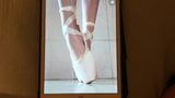 Jerk to pic-Chinese girl who is wearing ballet pointe shoes snapshot 1