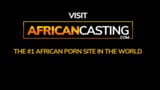 Africká sestra cosplay na amatérském ebenovém castingu snapshot 2