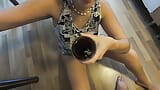 Blowjob and drinking jizzy coffee snapshot 14