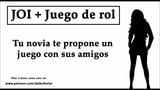 JOI + Rol: Tu novia propone un juego de pajas en pareja. snapshot 9