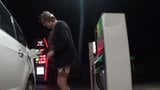 crossdresser gets gas and dildos himself with the hitch ball snapshot 1