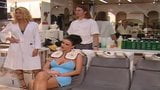 Karma Rosenberg gets all her holes checked in a barbershop snapshot 1