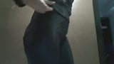 Girl farting in leggings. Pisses them too. snapshot 8