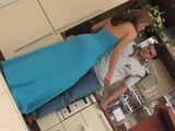 Blue dress hard snapshot 3