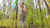 Milf stopped in the forest to pee and got fucked in the ass with creampie snapshot 1