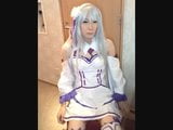 Cosplay Masturbation (Emilia) Mikazuki 013 snapshot 1