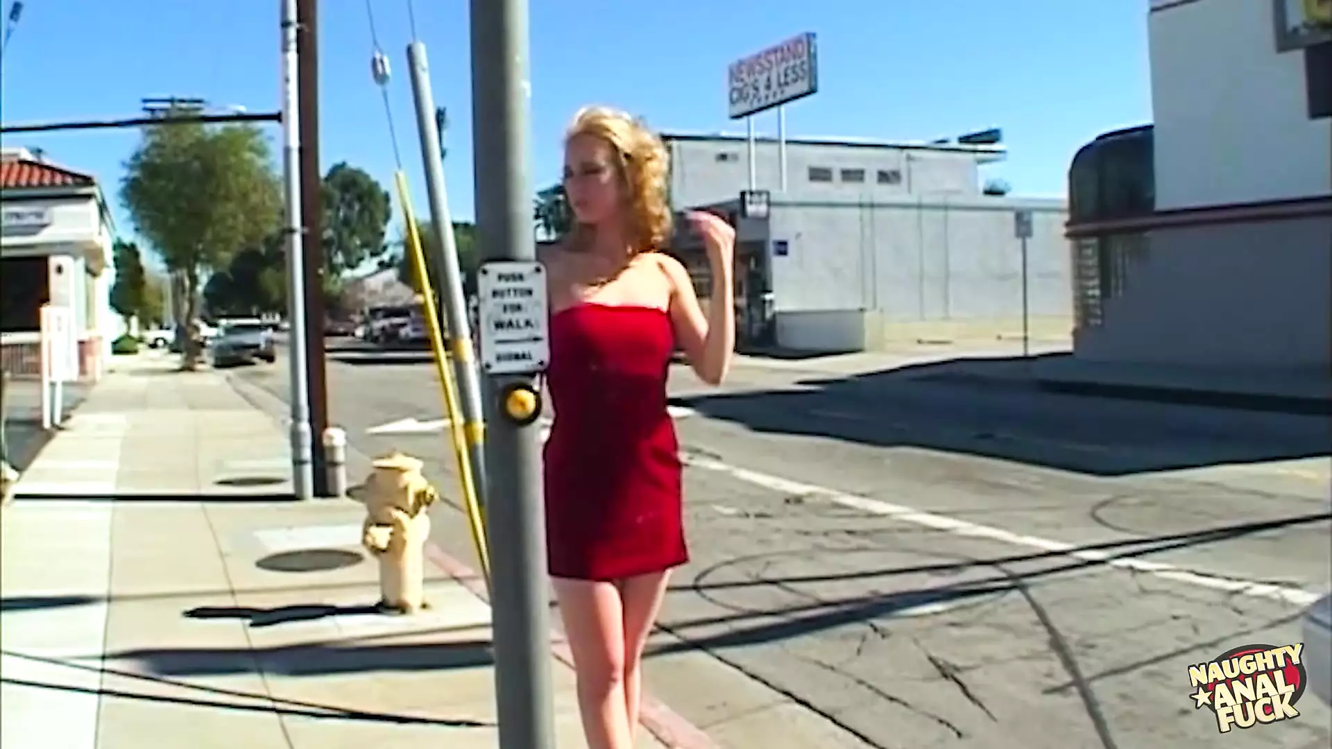 Free watch & Download Mature guy picks up blonde in red skirt from street for blowjob and cowgirl fun