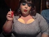 BBW Sissy Diane Fake Boobies Smoke snapshot 2