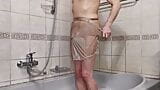 Influence of Wet Nylon Pantyhose GERBE for simple intention to take a shower - Michael Ernandes snapshot 9