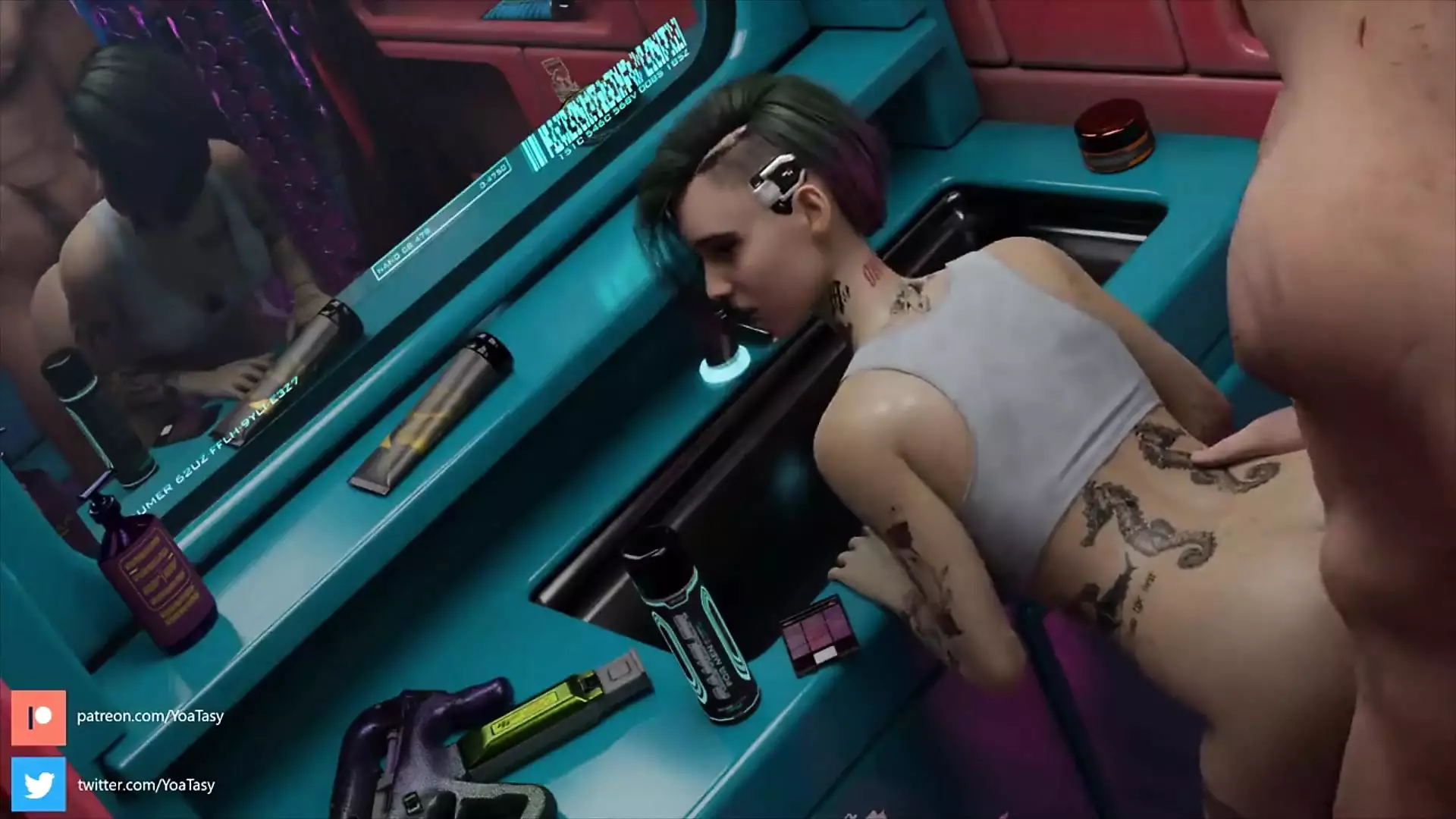 Judy Bent Over and Fucked in the Bathroom: American Porn by Patreon