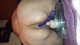 BBW squirts on her dildo at home snapshot 3