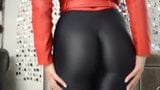 hottest! woman uses a spandex spandex with smell like drooled snapshot 2