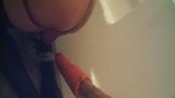 home made water dildo in the bath tub snapshot 4