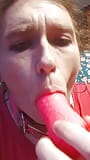 Śliczne femboy ssanie dildo snapshot 5