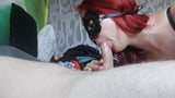 Masked redhead wife suck snapshot 4