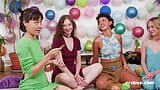 Ersties - горячие лесбиянки играют в сексуальную игру с фетишами snapshot 3