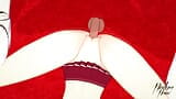 Koneko Toujou este penetrată după masturbare - Hentai 3D snapshot 16