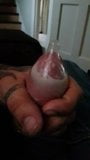 wanking in used condom snapshot 5