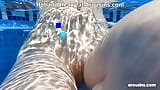 Lábmunka a medencében Kate Quinnnel és Jason Love-val az Arousinsban snapshot 7