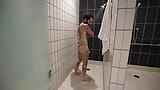 Hairy Guy Jerk off in Gym Locker Room snapshot 11