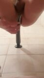 Timmyboy makes 50cm dildo disappear in bathroom snapshot 1