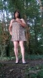 Transvestite Smoking Outside snapshot 2