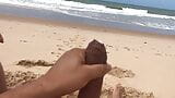 Horny at beach and found a guy to make me cum snapshot 7