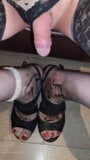 Quick piss on my feet heels snapshot 1