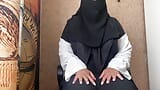 Safada hijab árabe madrasta dá quente joi snapshot 1