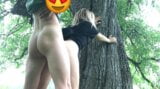 Fucked my stepsister in the forest. Outside sex. snapshot 14