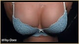 Wifey getting her amazing tits wet in multiple bras - compilation video snapshot 8