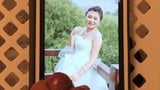 Cum tribute to Baby Face Chinese Bride with dirty talk snapshot 12