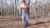 Striptease outdoor stripping snapshot 2