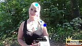 Public busty mature fucked outdoor on 1st amateur sex date snapshot 4