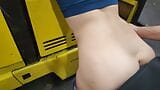 co worker fucked and spanked on forklift dripping creampie snapshot 13