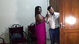 First Time Sucharita is here. Madam seduced staff and made a fucking session. Full hindi audio snapshot 1