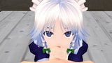 MMD Sex - Sakuya Izayoi snapshot 2