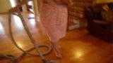 housewife showing off when cleaning snapshot 10