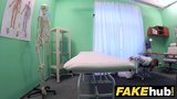 Fake Hospital Big tits horny Milf chiropractor fucks doctor snapshot 2